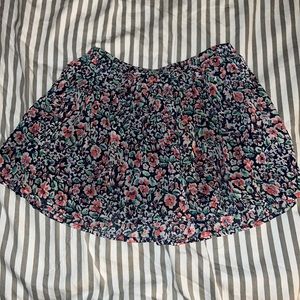 Old Navy skirt floral layering